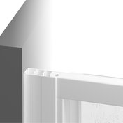 2 x ANPV paplašināšanas profils + paplašināšanas profils ar vannas durvju rāmi vai fiksētu sienu