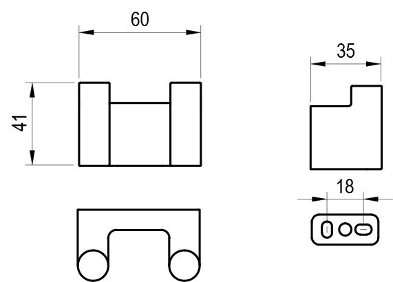 Āķis dubults Chrome II