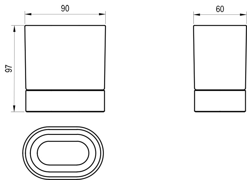 Zobu birstes glāze Chrome II