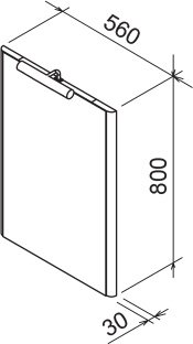 Spogulis M 560 Rosa