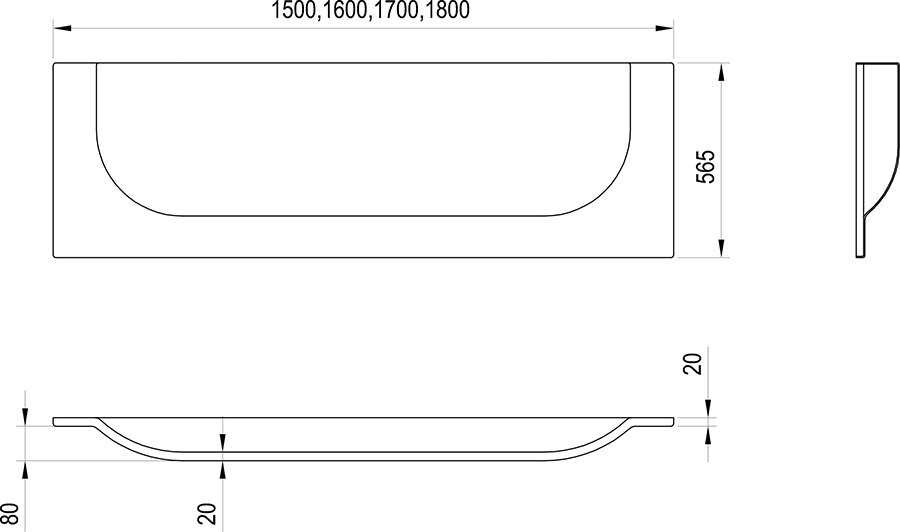 Priekšējais panelis ARC 150