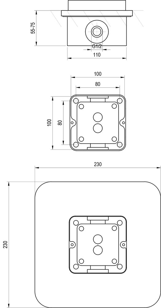 R-box galvenais korpuss ir paredzēts grīdas maisītājiem
