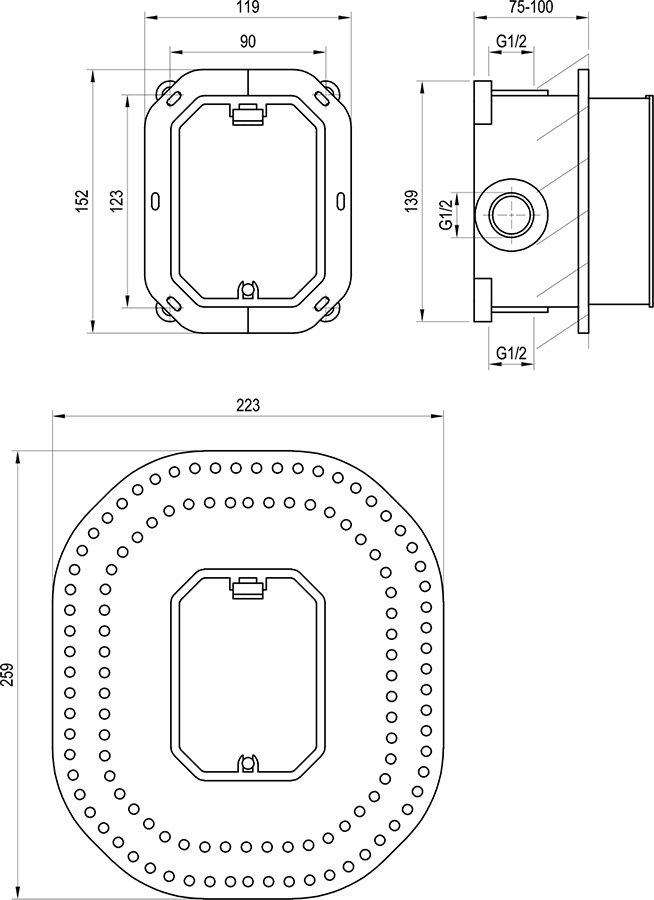 Zemapmetuma kastīte R-box