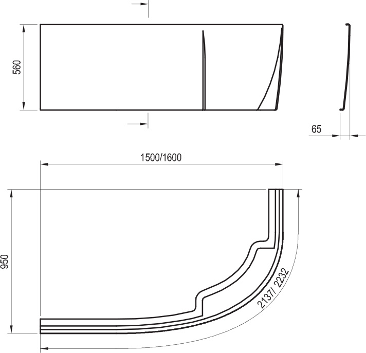 Apdares panelis Rosa 95 150 x 95 L/R