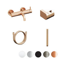 Espirit ES 022 sienas vannas jaucējkrāns ar dušas komplektu