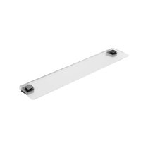 Melns stikla plaukts 10° black
