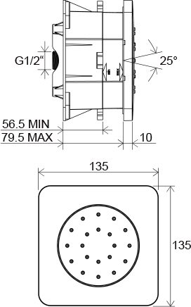 Zemapmetuma sprausla Chrome