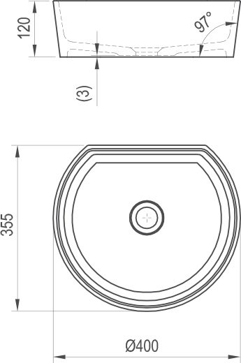 Izlietne Moon 1C