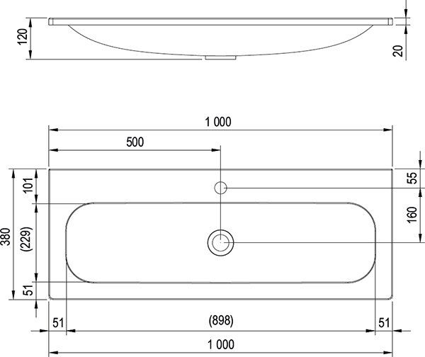 Izlietne Ring 1000