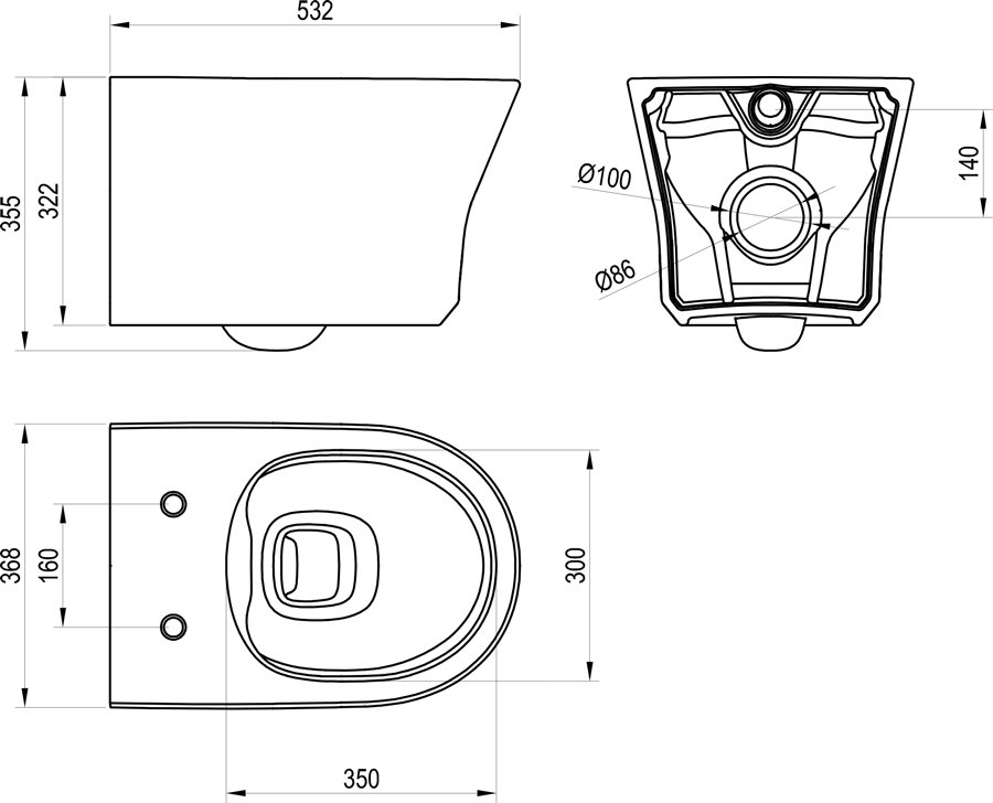 WC pods Ypsilon RimOff